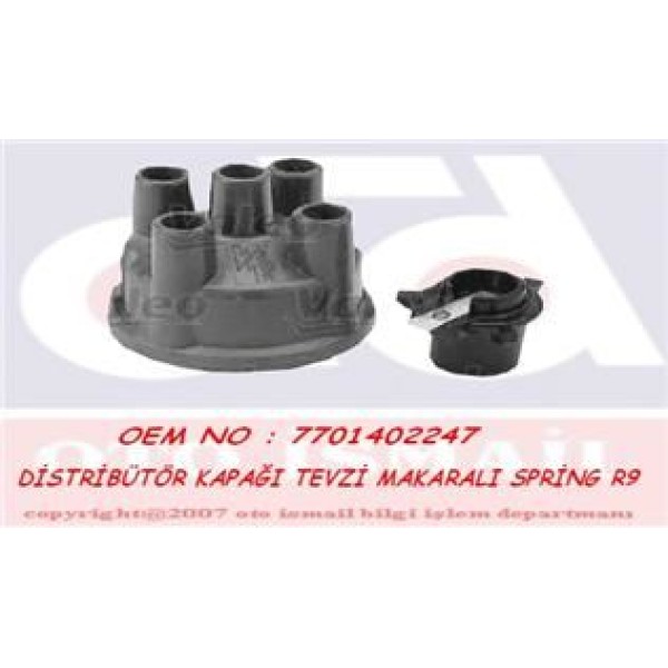 VALEO 582172 Distribütör Kapağı - Tevzi Makarası Renault 9 Sprıng