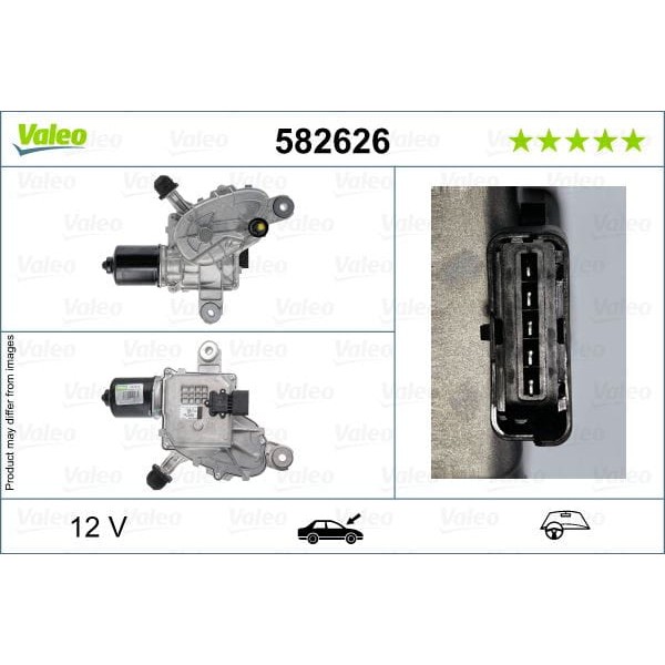 VALEO 582626 Silecek Motoru Cıtro N C4 Silecek Motoru Binek 