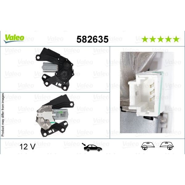 VALEO 582635 Silecek Motoru Arka Citroen Dispatch III 01.2007 09.2016 