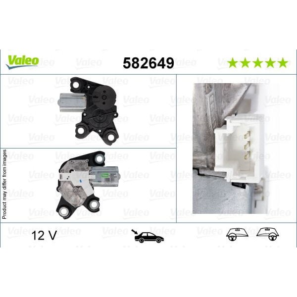 VALEO 582649 Silecek Motoru Arka Peugeot Traveller 03.2016 