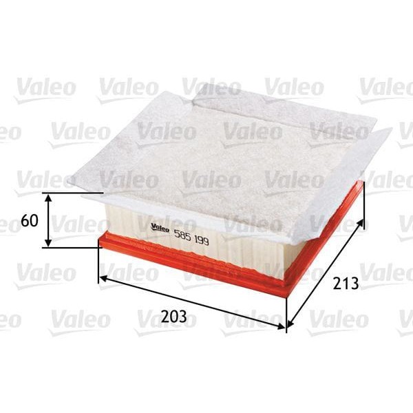 VALEO 585199 Hava Filtresi Opel Corsa D 1.3 Cdtı-1.6İ-1.7Cdtı 