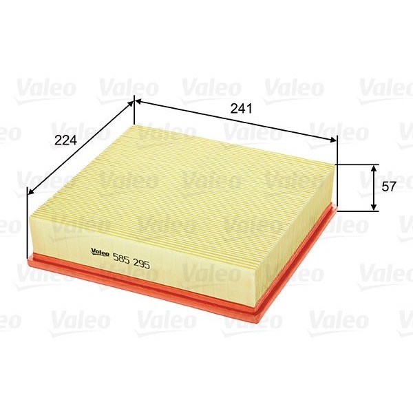 VALEO 585295 Hava Filtresi Ford Transit 2.5 Dı 