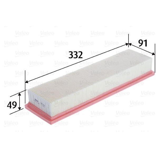 VALEO 585424 Hava Filtresi Citroen C3 II