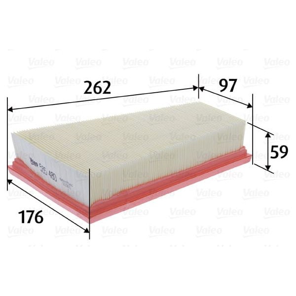 VALEO 585480 Hava Filtresi Mercedes A