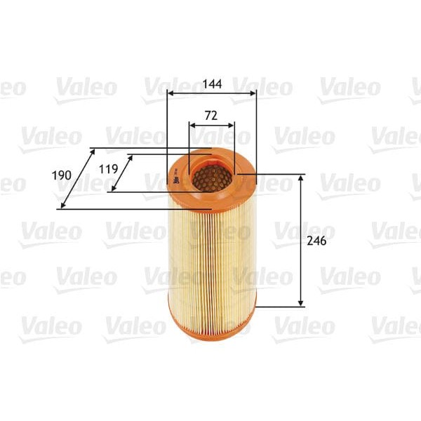 VALEO 585669 Hava Filtresi Alfa Romeo Alfa 159