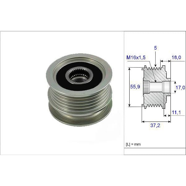 VALEO 588035 Alternatör Kasnağı Golf Polo Passat