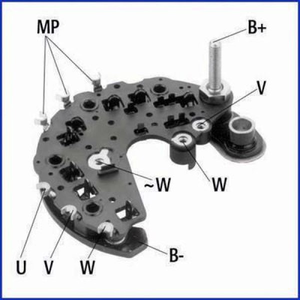 VALEO 593304 Alternatör Dıyot Köprüsü CLIO Kangoo