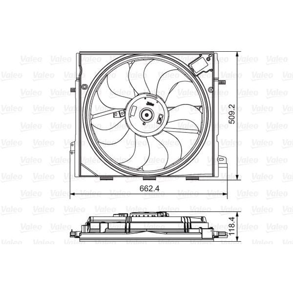 VALEO 696873 Fan Motoru Kadjar-Espace 