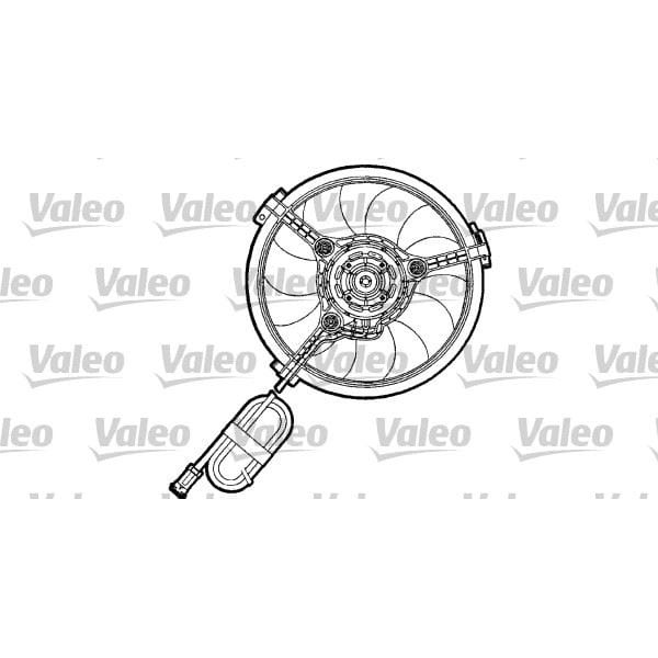 VALEO 698155 Fan Motoru Passat B5 97- Sharan 96- / A4 97- A6 98- A8 03- / Alhambra 96- / Galaxy I 95 