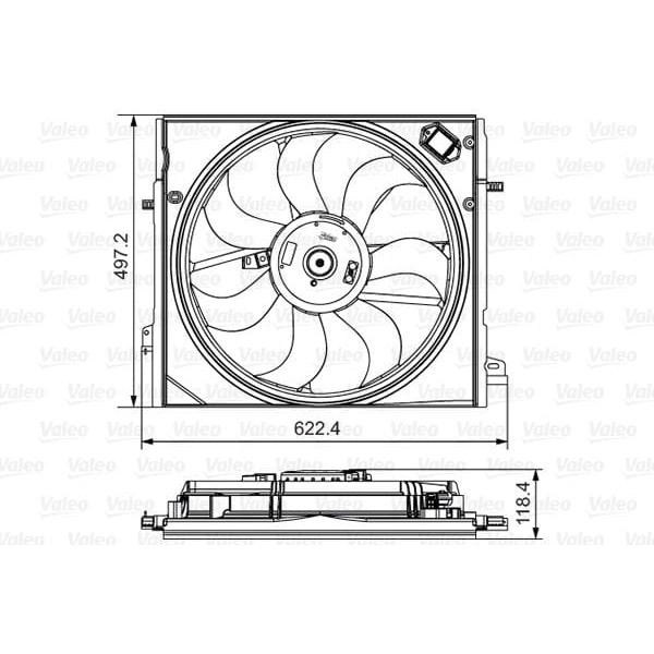 VALEO 698582 Fan Motoru Qashqai 13- 1.5 DCI 1.6 