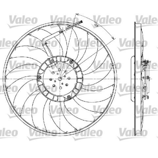 VALEO 698610 Fan Motoru A4 04- A4 00- 1.8T 1.9TDI 2.0 Fsı 2.0 TDI 2.0 Tfsı Ac A6 A6 01-04 2.0I / Exe 