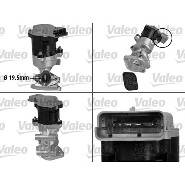VALEO 700410 EGR Valfi 407 607 / C5 2.7 HDI 