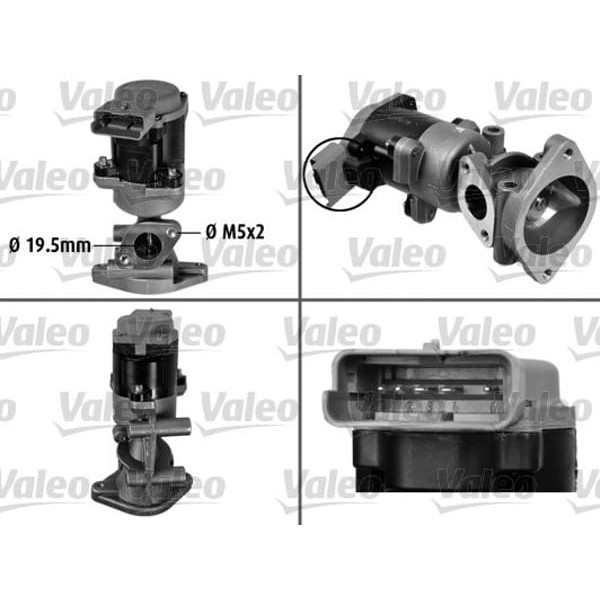 VALEO 700423 EGR Valfi Sağ Discovery III Range Rover Sport I 2.7 Td 2.7 Tdvm 