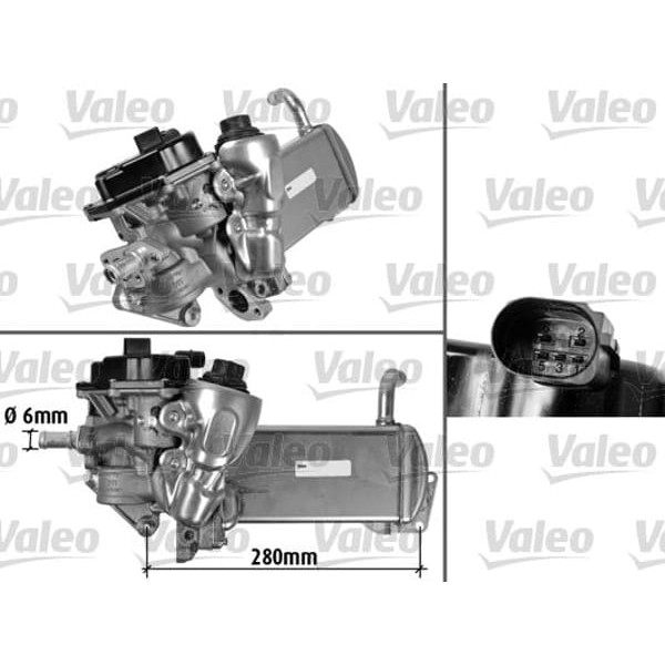 VALEO 700438 EGR Valfi Q5 8R 08- 2.0 TDI Quattro 