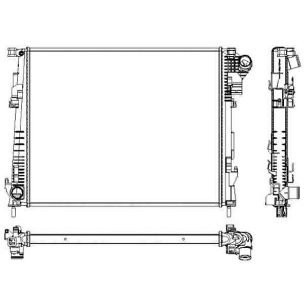 VALEO 734946 Su Radyatörü Trafic II 06- 2.0 DCI Nac / Vivaro A 06- 2.0 Cdtı / Prımastar 06-