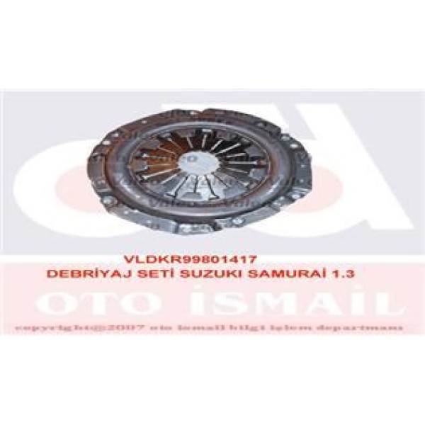 VALEO 801417 Debriyaj Seti Suzuki Samurai 1.3 Sz04 - Szc09 - Prb07