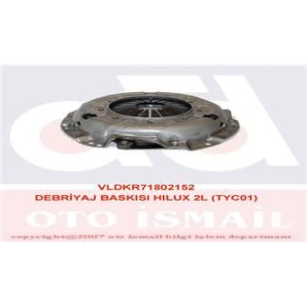 VALEO 802152 Debriyaj Baskısı Hilux 2L Tyc01 