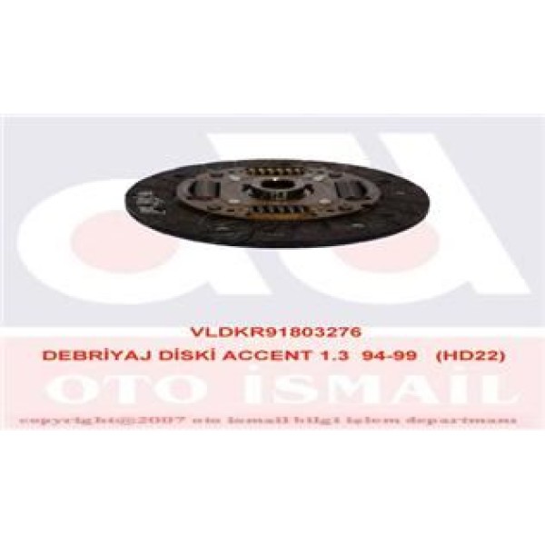 VALEO 803276 Debriyaj Balatası Accent Excel / Lancer 1.3 185-20