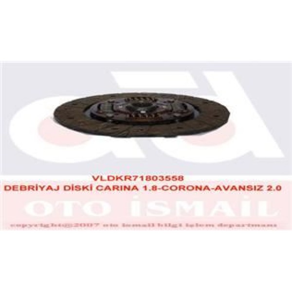 VALEO 803558 Debriyaj Balatası Carına 1.8 Corona Avensis 2.0 Ty30