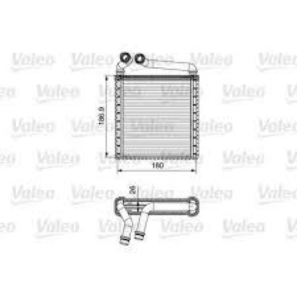 VALEO 811500 Kalorifer Radyatörü VW Golf 5-Golf 6