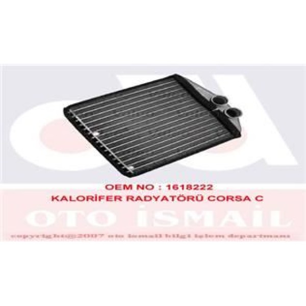 VALEO 812225 Kalorifer Radyatörü Corsa C 00- Combo 00- Tigra B 04- 171X167 
