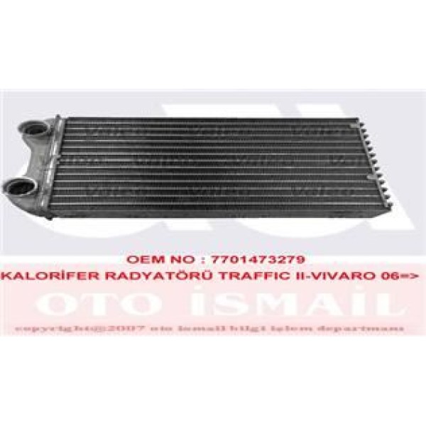 VALEO 812375 Kalorifer Radyatörü Trafic II 01- / Vivaro A 01- / Prımastar 02-
