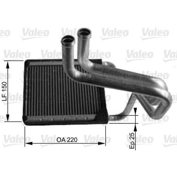 VALEO 812430 Kalorifer Radyatörü İ30 07- / Ceed 07- 