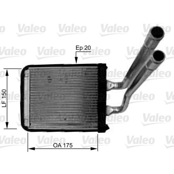 VALEO 812436 Kalorifer Radyatörü Picanto 04- 1.0 1.1 1.1Td 1.1 