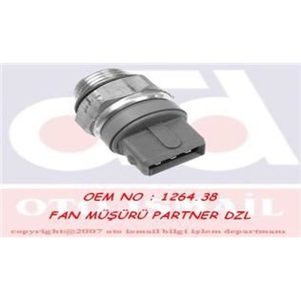 VALEO 819747 Fan Müşürü 106 Partner / Berlingo 1.9D 