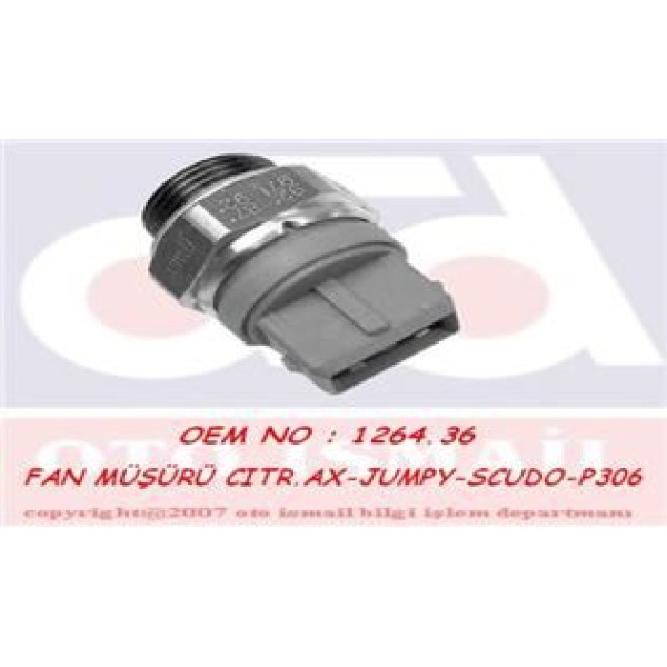 VALEO 819755 Fan Müşürü Scudo / 306 / Ax Zx Xm Xsara Jumpy