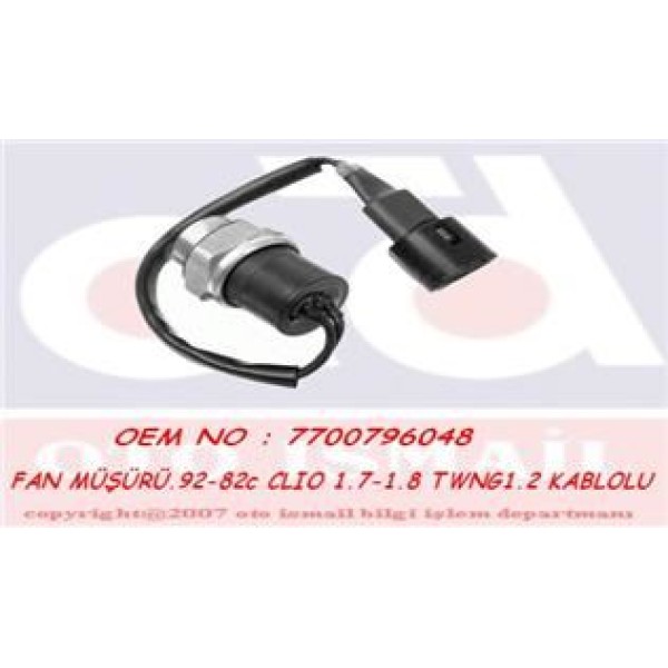 VALEO 819783 Fan Müşürü CLIO Twingo 1.2 1.7 