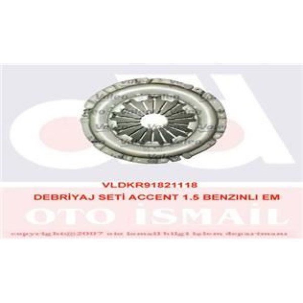 VALEO 821118 Debriyaj Seti Accent 1.5 Benzinli Em 821119 Hd101Kıt 