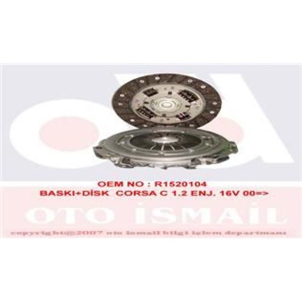 VALEO 826218 Debriyaj Seti Corsa C 00- 1.2 16V Rulmansız 