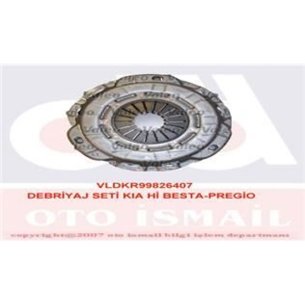 VALEO 826407 Debriyaj Seti Bongo Hıbesta Pregio 2.7D 240-22 