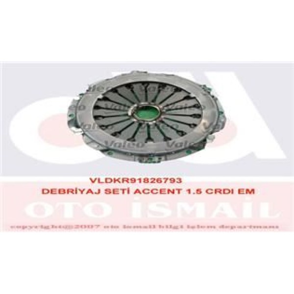 VALEO 826793 Debriyaj Seti Accent Getz 1.5 CRDI Em Hd113Kıt