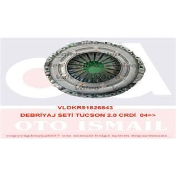 VALEO 826843 Debriyaj Seti Tucson 2.0 CRDI 04- Kd103Kıt