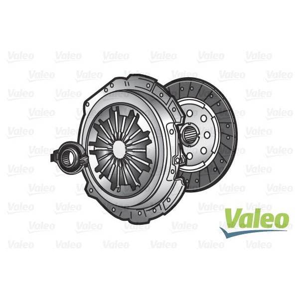 VALEO 833703 2 Li Debriyaj Takımı Baskı Disk 835209 Set 4P İçin Servis Seti VW Golf V 1.9TDI 