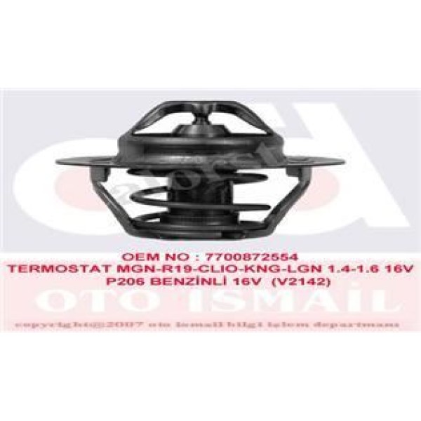 VERNET TH604789 Termostat Megane R19 CLIO Kangoo Laguna 1.4 1.6 16V Benzinli 16V V2142