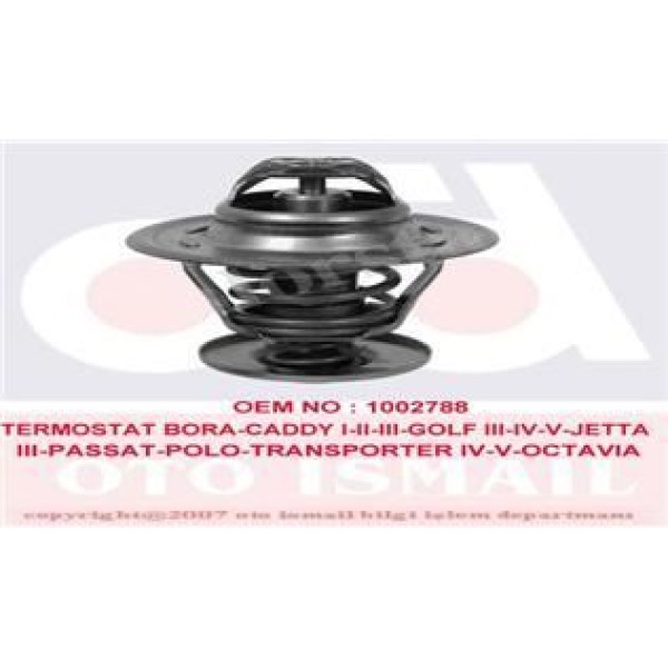 VERNET TH627387 Termostat A3 A4 A6Bora Caddy 2 Golf Jetta 2- Passat Polo T4 T5 Octavia Cordoba Ibiza