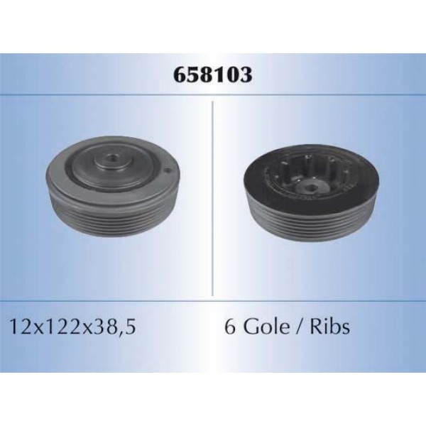 VITESSE 102 Krank Kasnağı CLIO Kangoo Megane Scenic Modus Fluence / Micra 1.5 DCI