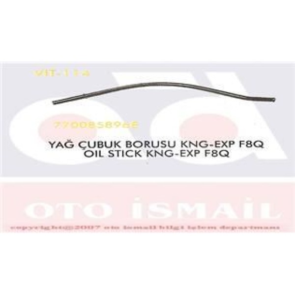 VITESSE 114 Yağ Çubuk Borusu Express Kangoo 1.9D F8Q