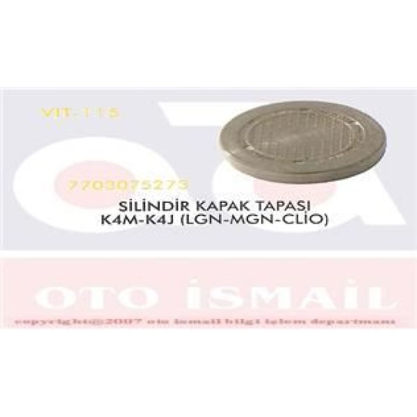 VITESSE 115 Silindir Kapak Tapası CLIO Megane Laguna 1.4 1.6 16V