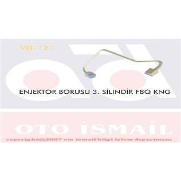 VITESSE 121 Enjektör Borusu Kangoo 1.9D F8Q 3 Silindir
