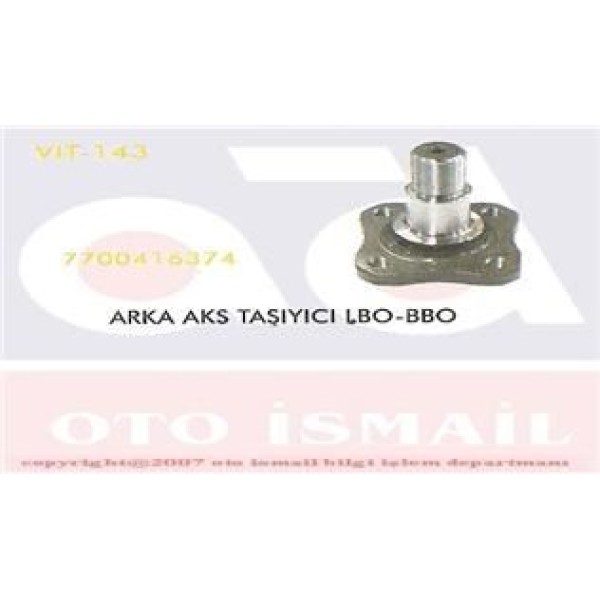 VITESSE 143 Aks Taşıyıcı Arka CLIO II III IV Thalia / Logan 1.4 8V E7J 1.4 16V K4J 1.6 8V K7M