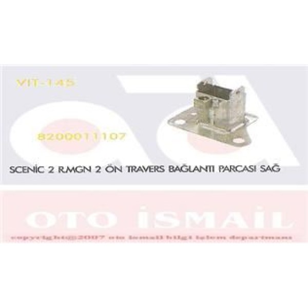 VITESSE 145 Travers Bağlantı Parçası Ön Sağ Megane II
