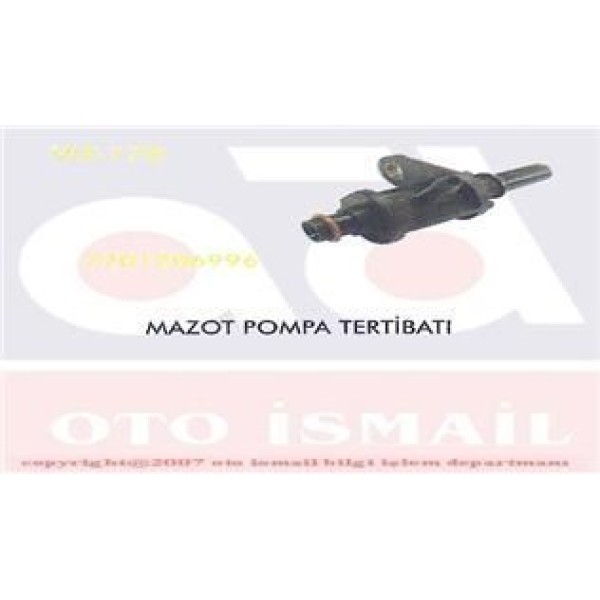 VITESSE 178 Mazot Pompa Tertibatı K9K