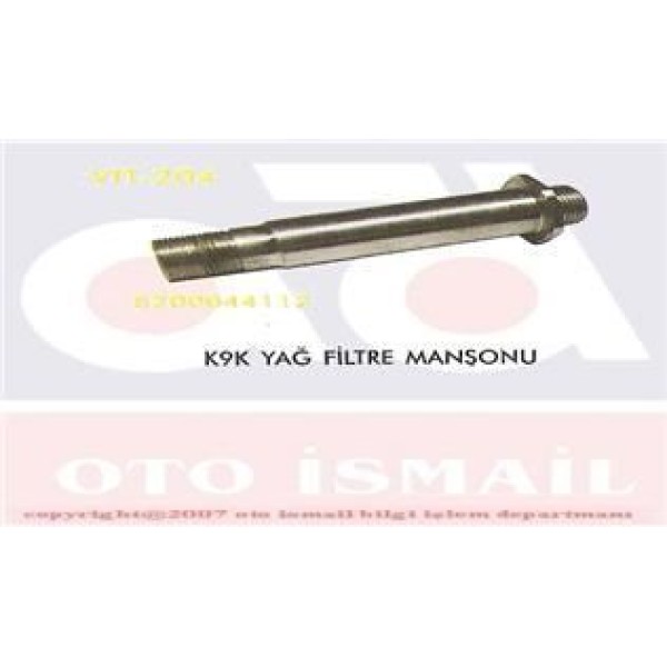 VITESSE 204 Yağ Filtre Mansonu K9K