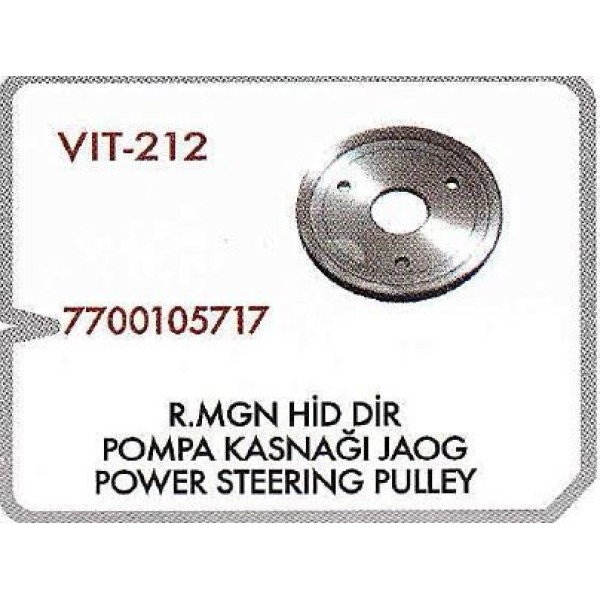 VITESSE 212 Direksiyon Pompa Kasnağı Megane I Hidrolik