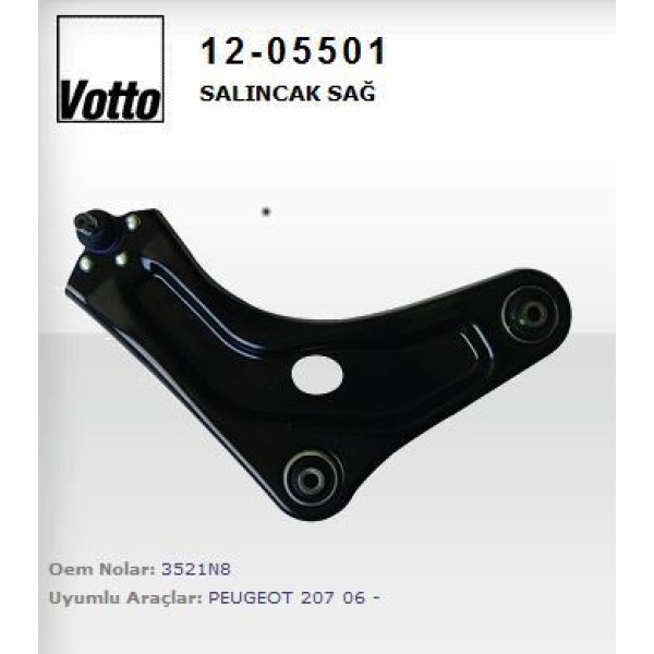 VOTTO 1315574 Salıncak Sağ 207 06- / C3 Picasso Rotilli 