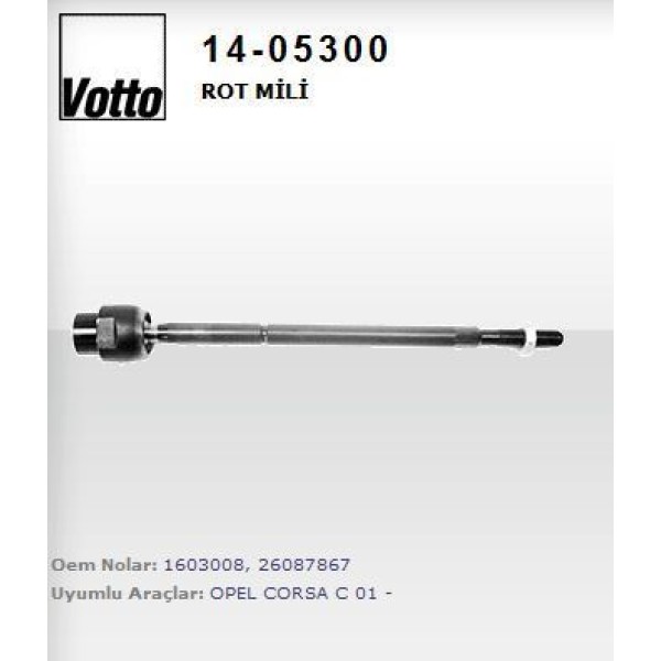 VOTTO 14-5300 Rot Mili Corsa C 01- Combo 01- 